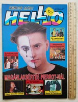 Pierrot címlap | Helllo magazin 1993/9 szept | Mester és Tanítványai poszter, Sipos F Tamás, Bonanza