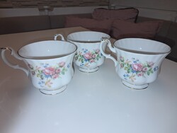 Angol Royal Albert- Moss Rose porcelán teáscsésze