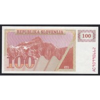 Szlovénia,100 tolarjev 1990 UNC