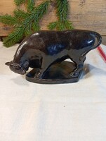 Hibátlan magyar retró kerámia bika