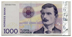 Norvégia 1000 Korona Bankjegy 2004 P52b