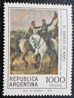 KS893 / Argentína 1979 Jose de San Martin tábornok bélyeg postatiszta