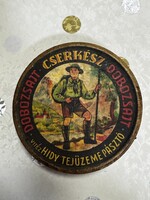 Cserkész Dobozsajt – vitéz Hidy tejüzeme, Pásztó 1930-as évek – Ritka, eredeti sajtosdoboz