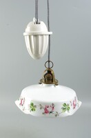 Antik Zsolnay porcelán csigás lámpa