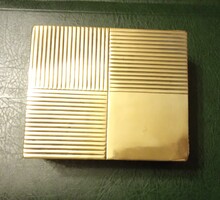 Cigaretta tartó, kártyatartó doboz antik réz doboz 635 g!
