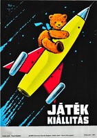 Játékkiállítás -villamosplakát ﻿