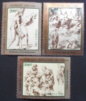 KS602 /  Kongó 1983 Húsvét - Raphael festmények bélyegsor postatiszta