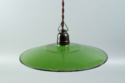 Régi népi paraszti zománc lámpa Vintage