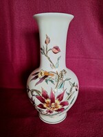 Zsolnay orchidea mintás váza