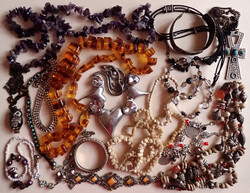 Vegyes bizsu ékszer csomag karkötő nyaklánc