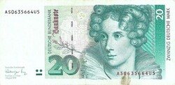 20 márka 1991 NSZK Németország