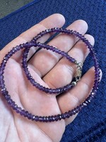 Eredeti ametiszt köves nyaklánc