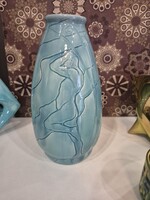 Zsolnay szecessziós faunos antik váza