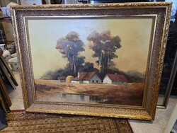 Fegyó Béla - Tanya ősszel 94x74