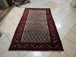 Iranian Hamadan 130x220 Nomadic Camel Hair Handmade Persian Rug FZ127