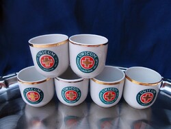 6 db Hollóházi UNICUM kupica