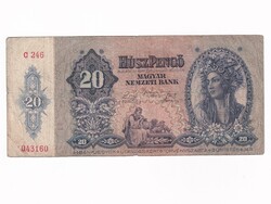 Háború előtti sorozat (1936-1941) 20 Pengő bankjegy 1941