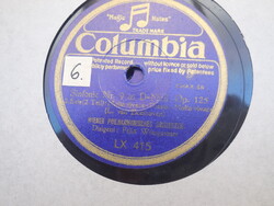Bakelit lemez , Columbia , Beethoven  IX. szinfonia   6 - 7 ..