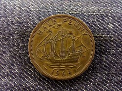 Anglia II. Erzsébet 1/2 Penny 1964