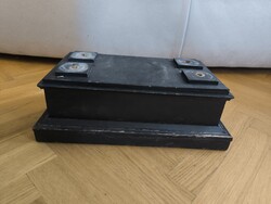 Biedermeier Empire asztali kandalló Óra alsó része alkatrész konzol szobor tartó alkatrész csere