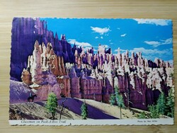 Amerika,Chessmen on Peek-A-Boo Trail,Sakkfigurák a Bryce Canyon Nemzeti Parkban, Utah