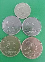 2020 Forint,Teljes forgalmi sor, 2020 10 20 50 Ft emlékváltozattal -Magyarország