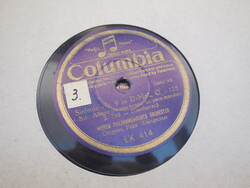 Bakelit lemez , Columbia , Beethoven  IX. szinfonia   3 - 4 . rész