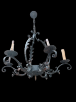 Kovácsoltvas csillár ,lámpa