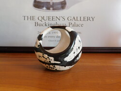 Luria Vilma iparművészeti retro kerámia tálka/kosárka