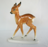 Volkstedt porcelán őz őzike