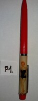 Nagyon szép állapotú PAX STRIP PEN - PIN UP glicerines "VETKŐZŐ CSAJOS"  GOLYÓSTOLL képek szerint P1