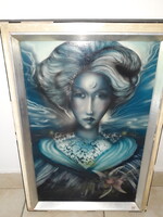 HERPAI ZOLTÁN (1951-2011): Blue Moon Woman - from 1980