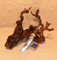 Régi vadásztőr, gyűjteményből. Kés, bicska, tőr, borotva.