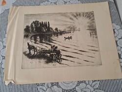 Kiss Terézia rézkarc