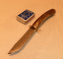 Régi vadásztőr restaurálva, gyűjteményből. Kés, bicska, tőr, borotva.