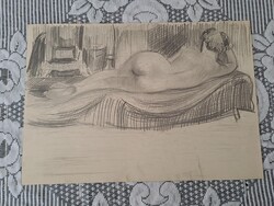 1,-Ft Biai-Föglein István (1905 - 1974) női akt grafika