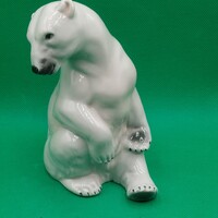 Retro  Wagner Apel porcelán  jegesmedve