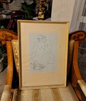 Reich Károly Ádám és Éva! Tusrajz!