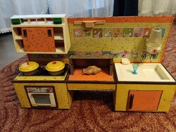 Retró lemez játék konyha 1980