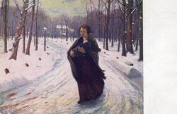 Postcard: painting by Árpád Basch.