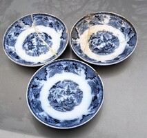 Villeroy & Boch Wallerfangen kék-fehér kistányér hibás, 3 db