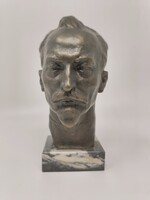Feliksz Edmundovics Dzerzsinszkij (Дзержинский) bronzírozott szobor KE