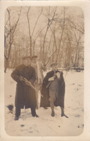 Vadászat közben fotólap vadra várva