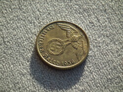 Németország, horogkeresztes birodalmi 5 Pfennig (Reichspfennig), 1938 B