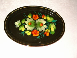 Orosz festett lakk tálcák 4 db