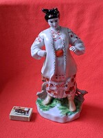 Ritka, nagy méretű szovjet / orosz KOROSTEN porcelán figura
