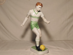 Hollóházi nagyméretű focista