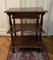 Szecessziós polcos állvány/pipere