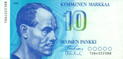 Finnország 10 Mark 1986 UNC