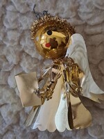 (T10) Gablonz angyal karácsonyfa dísz!